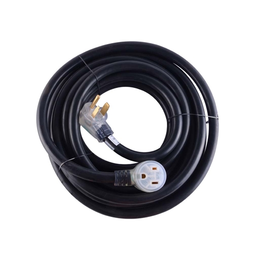Welder Extension Cord, 8AWG, 25FT, w/ Lighted End