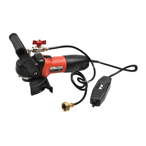 4 Inch & 5 Inch Variable Speed Wet Polisher and Grinder, 800W, 1000–4000 RPM, GFCI Cord, Water Feed System for Granite, Marble, Stone, and Concrete Fabrication (WVGRIN)