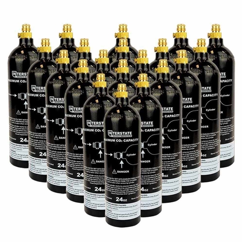 24 Oz CO2 DOT Paintball Tank 20/Box