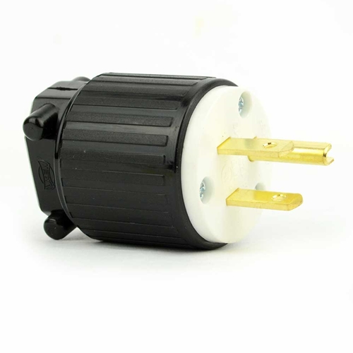 15A-125V 3-Blade NEMA 5-15P Straight Electrical Plug