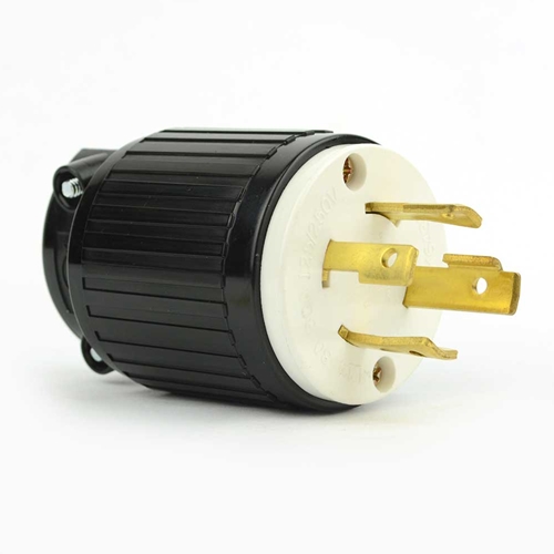 30A-125/250V 4-Blade NEMA L14-30P Twist Lock Electrical Plug