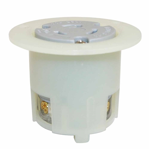 Twist Lock Receptacle Flange 2-Pole 3-Wire 20A 250V NEMA L6-20R