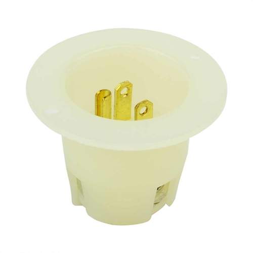 Std Flange Plug 2-Pole 3-Wire 15A 125V NEMA 5-15P