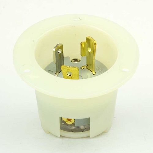 Twist Lock Flange Plug 2-Pole 3-Wire 30A 125V NEMA L5-30P