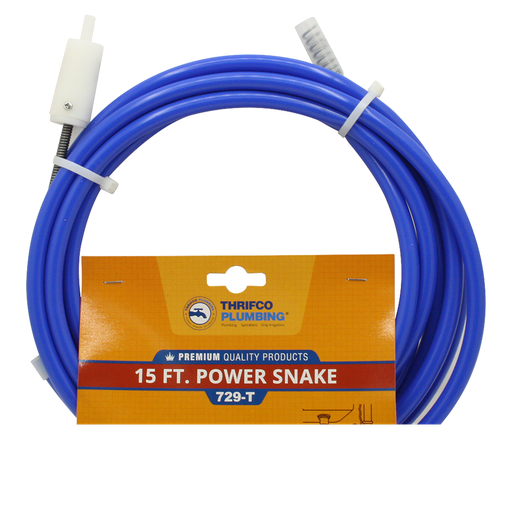 729-T 1/4 Inch X 15ft Drill Power Snake / Auger