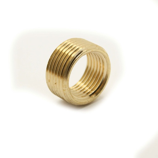 3/4" x 1/2" Brass Face Bushing