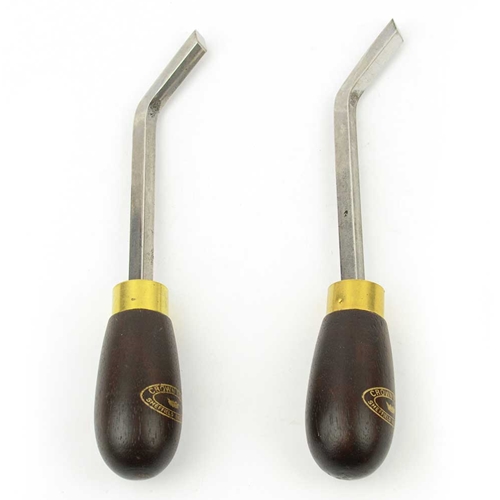 1/4 Inch Dog Leg Corner Cleaning Chisels  (Set of 2)