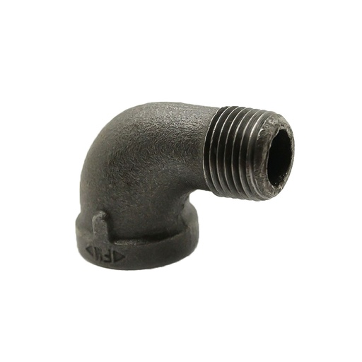 1/4" Black Steel 90 Street Elbow