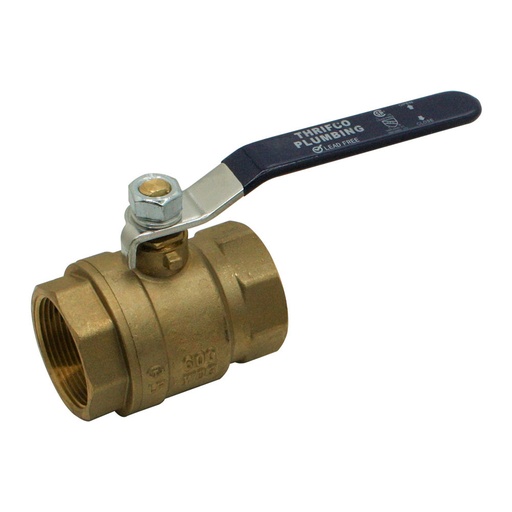 3/8" IPS Full Port Brass Ball Valve