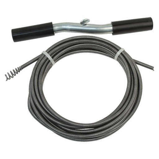 723-T 1/4" X 15ft Drain Snake with Storage Tote