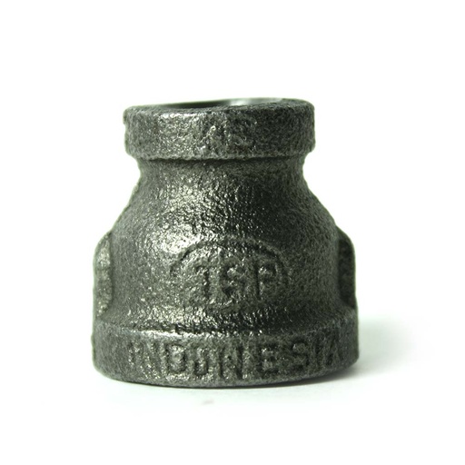 1/2" x 1/4" Black Steel Reducer Coupling