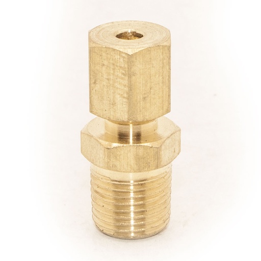 68LP 3/8" x 1/2" Lead-Free Brass Compression MIP Adapter