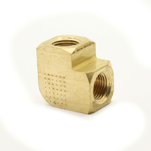 1/8" 90 Elbow Brass (BARSTOCK) - FPE22