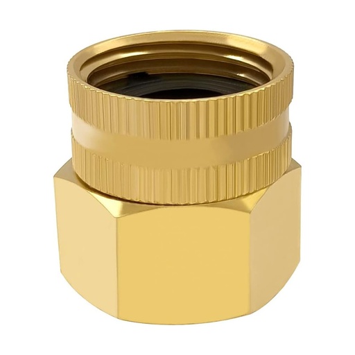 301-T 3/4" Female GHT X 1/2" FIP Swivel Fitting
