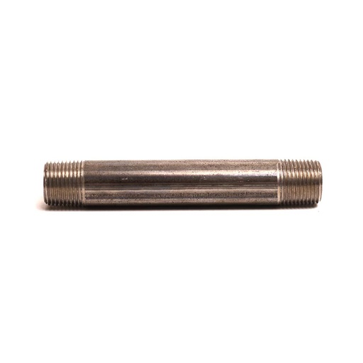 3/8" X 4" Black Steel Nipple