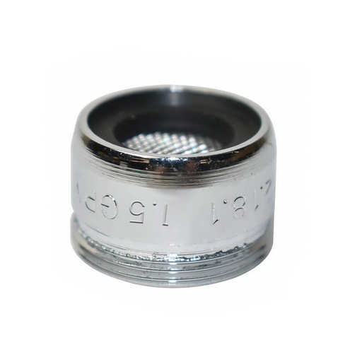 179-T Small Male Aerator Size: 13/16 Inch - 27T, 1.5 GPM Lead Free Brass
