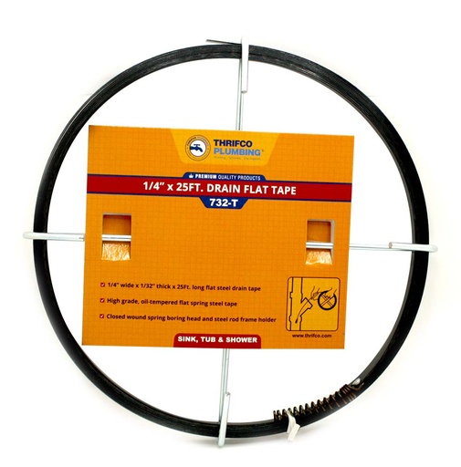 1/4" X 25ft Flat Drain / Sewer Tape