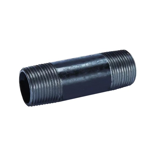 1/4" X 4" Black Steel Nipple
