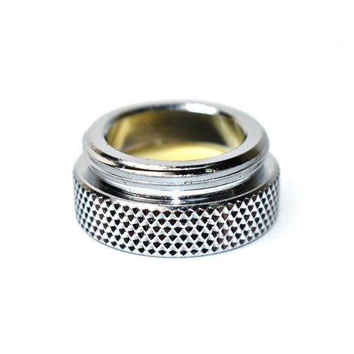 404-T Aerator Adapter Small Male PP Lead Free Brass 55/64 Inch-27T x 3/4 Inch-27T