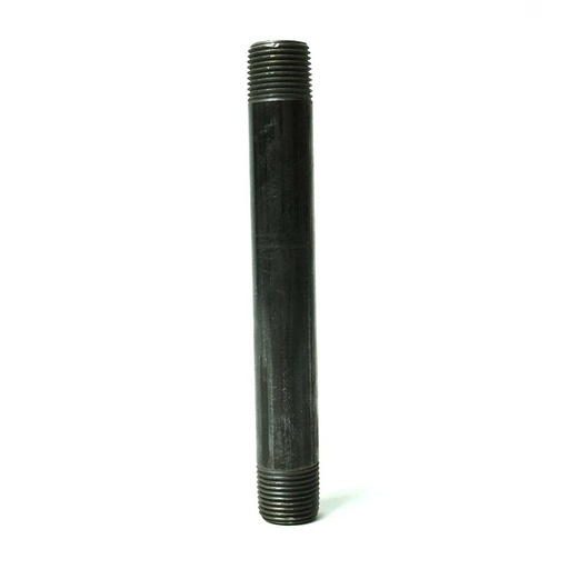 3/8" X 5" Black Steel Nipple