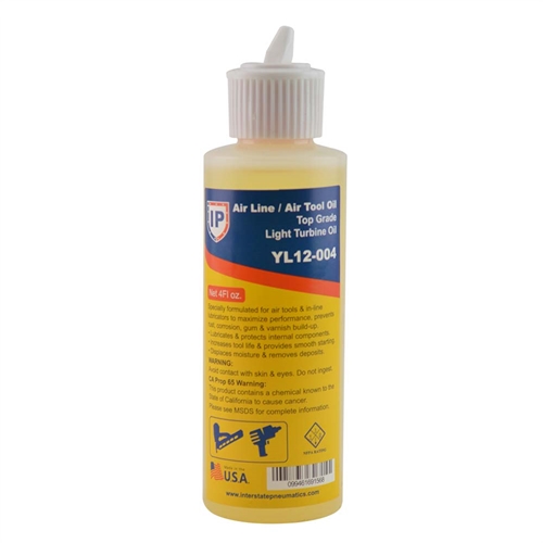 4 oz - Air Tool Oil - flip top Lid - 12/Case