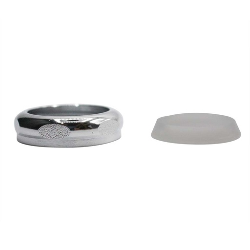 115-T 1-1/4" Tubular Brass Slip Joint Nut with Washer - Chrome Plated