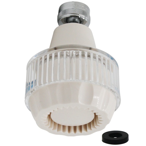 137-T Adjustable Showerhead in a White Finish 1.5GPM Water Sense Certified