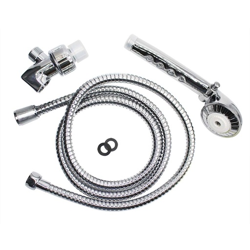 165-T Plastic Handheld Shower with Hose and Mount