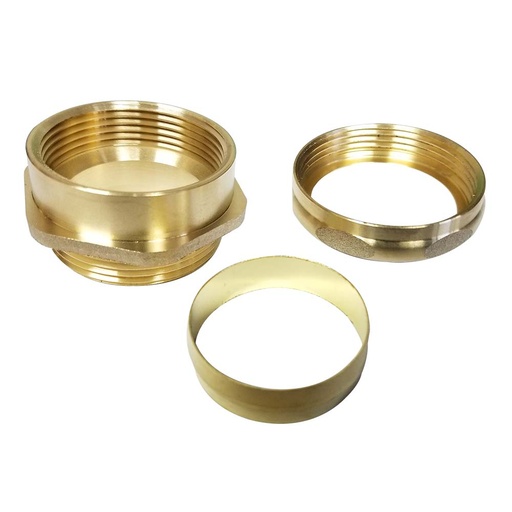 221-T 1-1/2" Brass Female Trap Adapter with Slip Joint Connection