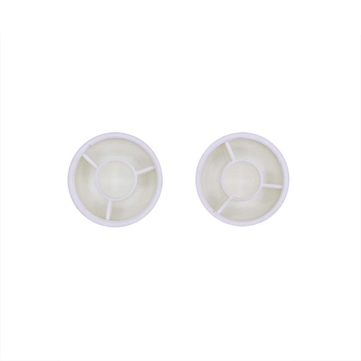 237-T Toilet Bolt Cap Set - Round (2/Pack)