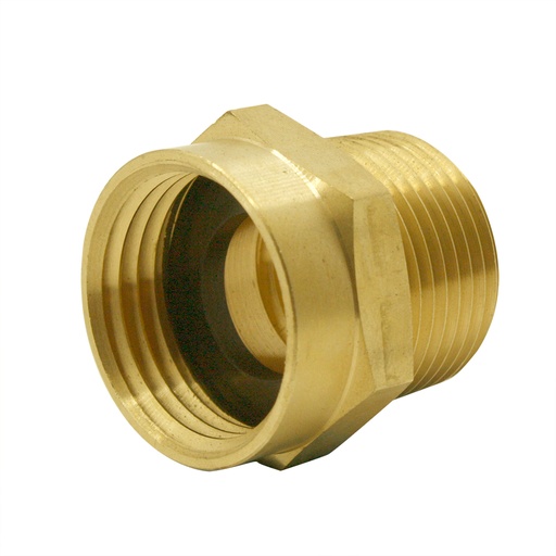 307-T 3/4" Female GHT X 3/4" MIP X 1/2" FIP Fitting

