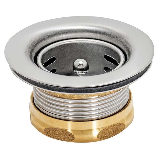 412-T 2-1/2” Standard Junior Duo Bar/Prep Sink Strainer