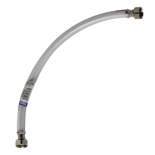 424-T 1/2" FIP x 1/2" FIP Flexible Braided PVC 36" Long Faucet Riser