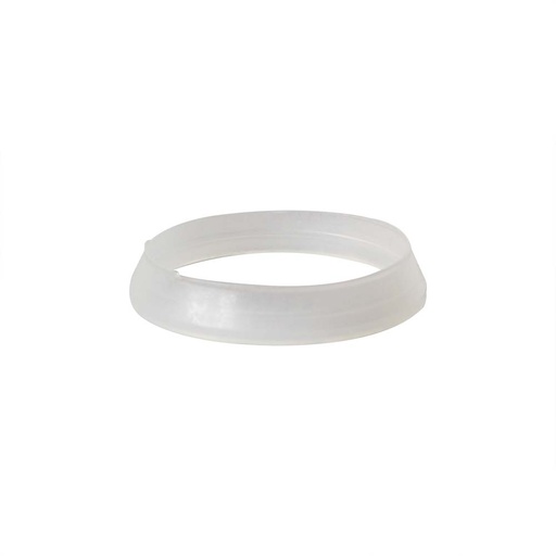 582-T 1-1/2" Poly Clear Slip Joint Beveled Washer (4-Pack) 