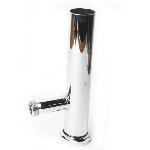 666-T Chrome Plated Brass Tubular Branch Tailpiece with Hose Thread