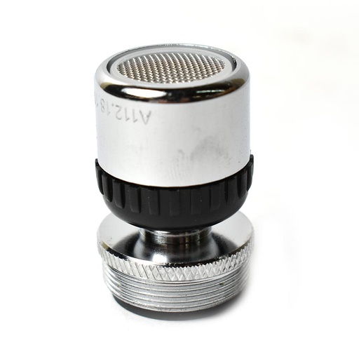 856-T Dual Thread Swivel Adapter, with Plastic Aerator Adapter Lead Free Brass