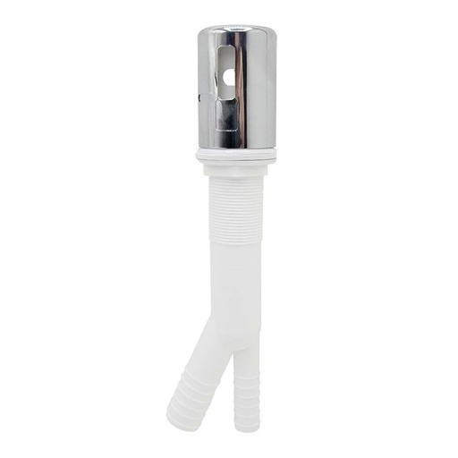 897-T Kitchen Dishwasher White Air Gap with Chrome Cap