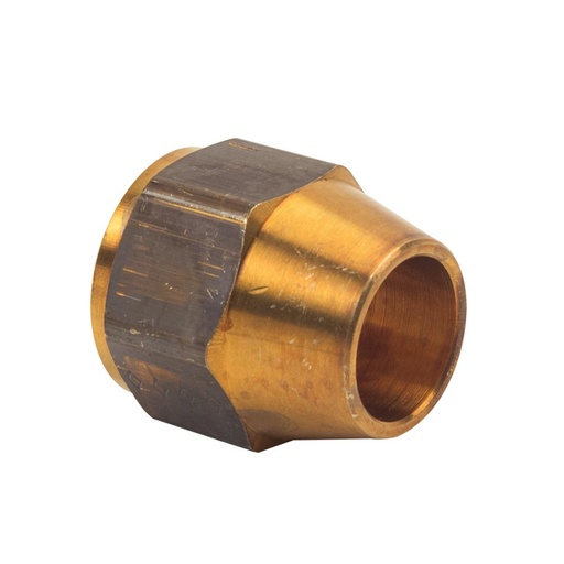 1107-T #41-F 1/2" Brass Flare Nut - 2/Pack 