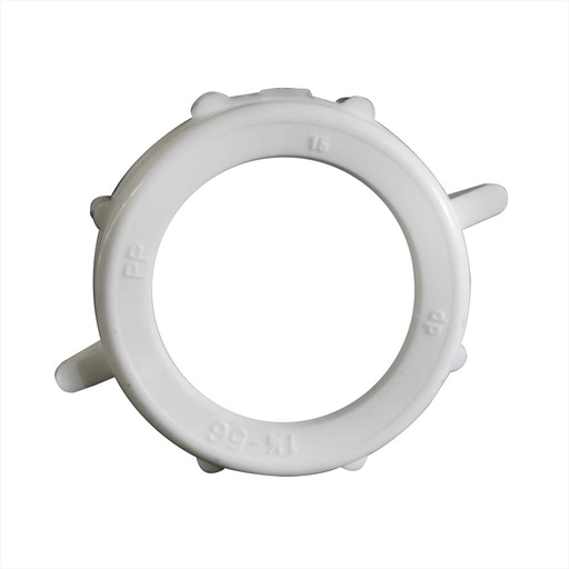 1215-T 1-1/4" PVC Slip Joint Nut with 1-1/4" Poly Slip Joint Washer