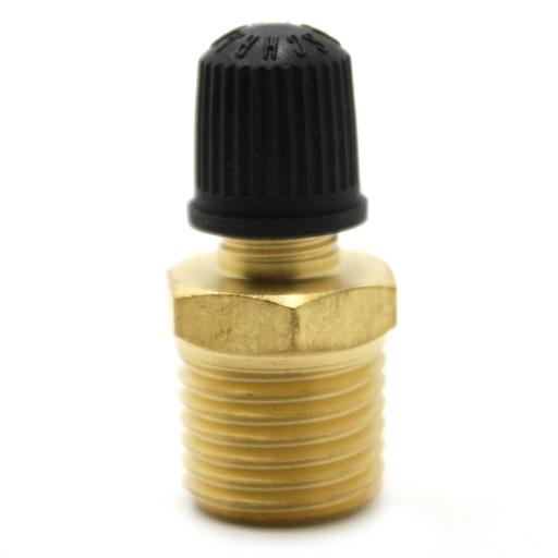 1234-T 1/4" MIP Vent Valve & Cap
