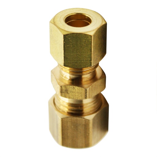 1348-T 62R 5/16" x 1/4" Lead-Free Brass Compression Coupling