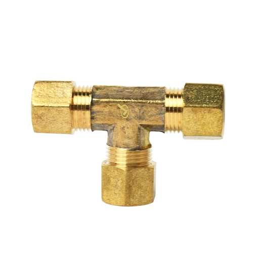 1349-T 64 5/16" Lead-Free Brass Compression Tee