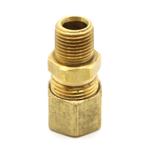 1359-T 68 5/16" x 1/8" Lead-Free Brass Compression x MIP Adapter