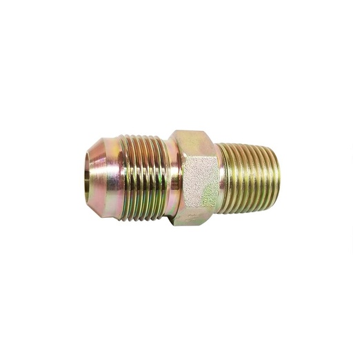 1373-T 15/16" Flare x 3/4" MIP Steel Gas Range Fitting Zinc Plated