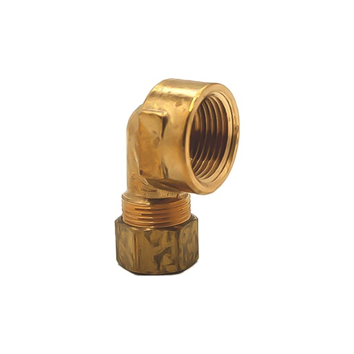 1399-T 70-C 5/8" x 3/4" Lead-Free Brass Compression FIP 90 Elbow