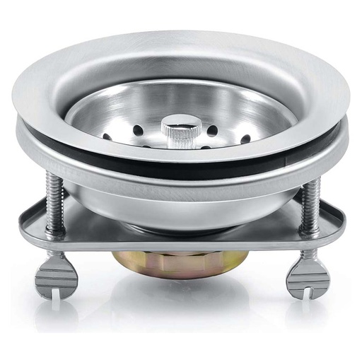 1411-T 3-1/2" Kitchen Sink Drain Assembly with Triangular Base