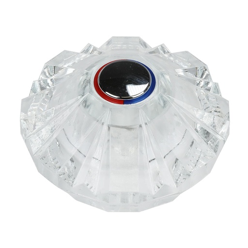 1496-T Price Pfister Avante Tub Shower / Lavatory Faucet Handle - Clear Acrylic HOT/COLD