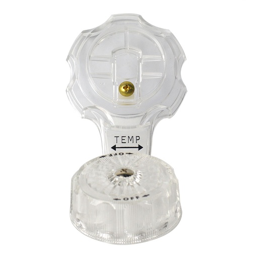 1533-T Temp. Control Knob Faucet Handle for Mixet Faucets - Clear - 88969