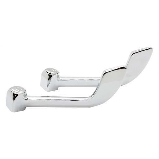 1569-T Fit-All Universal Wrist Blade Handles - Hot / Cold - Chrome