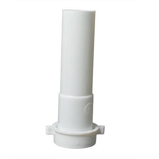 1647-T 1-1/2" X 8" PVC Slip Joint Extension Tube with 1-1/2" Slip Joint Washer